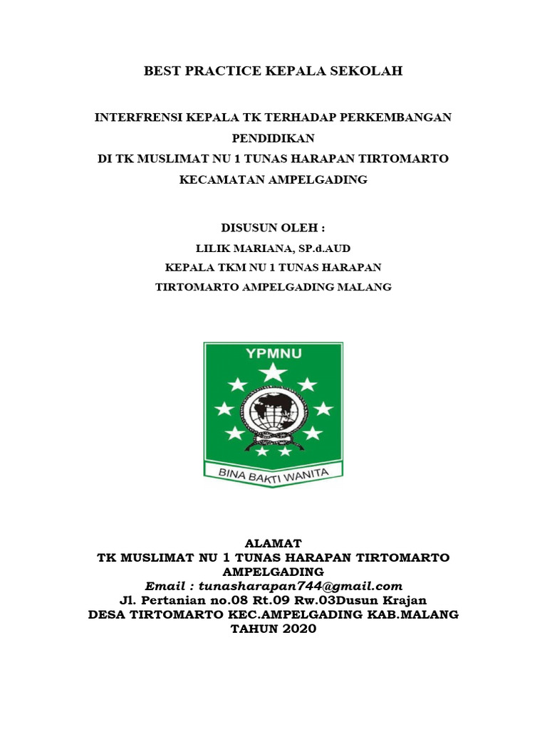 Best practice kepala sekolah b lilik pdf