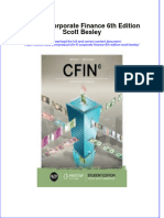 Read online textbook Cfin 6 Corporate Finance 6Th Edition Scott Besley ebook all chapter pdf 