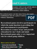 Recreational Games