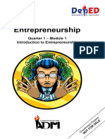 Entrepreneurship Module 1