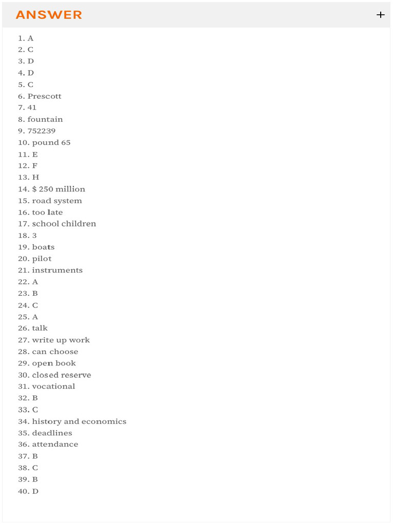 IELTS Listening Actual Test 21 - Full Answer | PDF