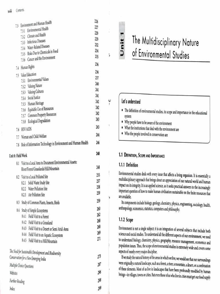 Understanding Environmental Studies Basics | PDF | Ecosystem | Natural ...