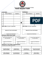 Trade Request Form