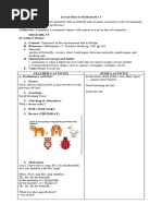 Detailed Lesson Plan: Math Grade 3 Patterns | PDF | Pattern | Lesson Plan