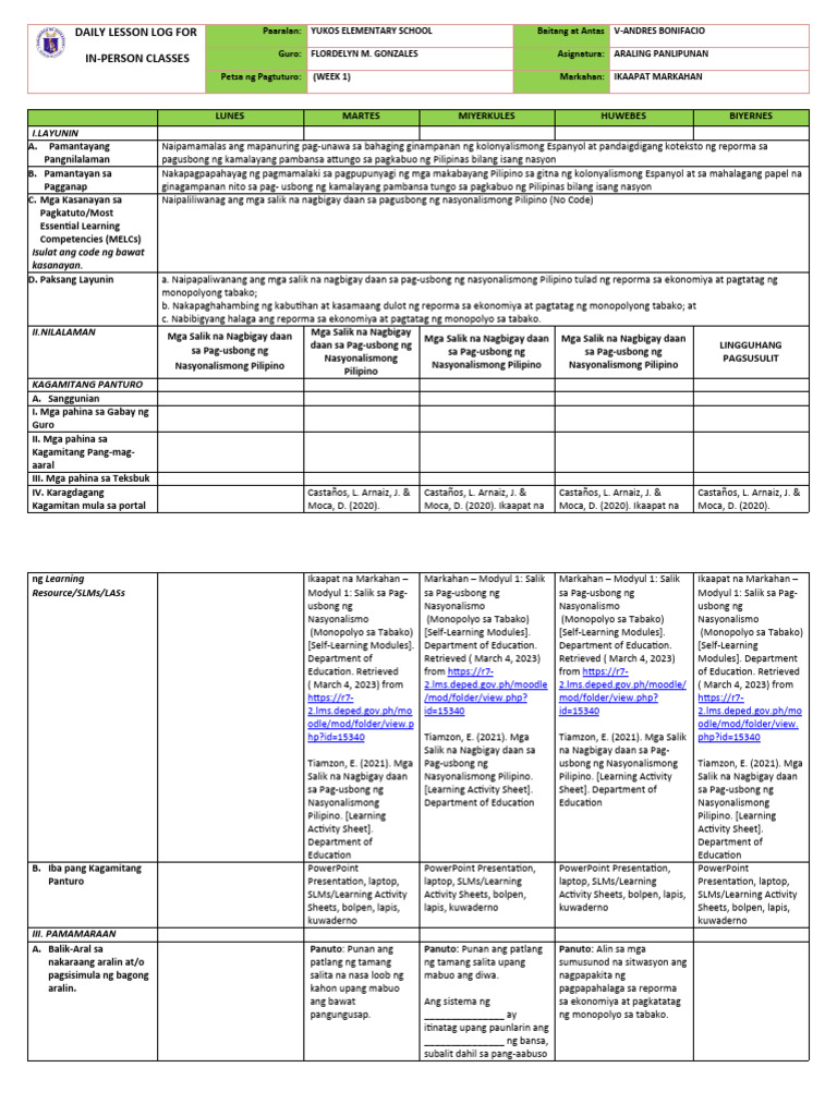Ap 5 Week 1 | PDF