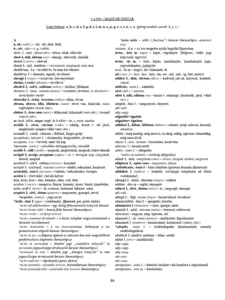 Latin Sz t r PDF