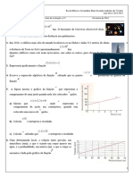 Ficha de Trabalho - 8.º Ano - Fevereiro de 2014 