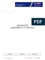 SAT-TEC-P-064 Separator P-308L-001 SMP
