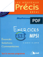 5-Précis Mathématiques MPSI