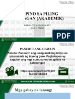 Filipino Akademiko Week 7 Talumpati