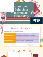 Classroom Behaviour Management For Elementary