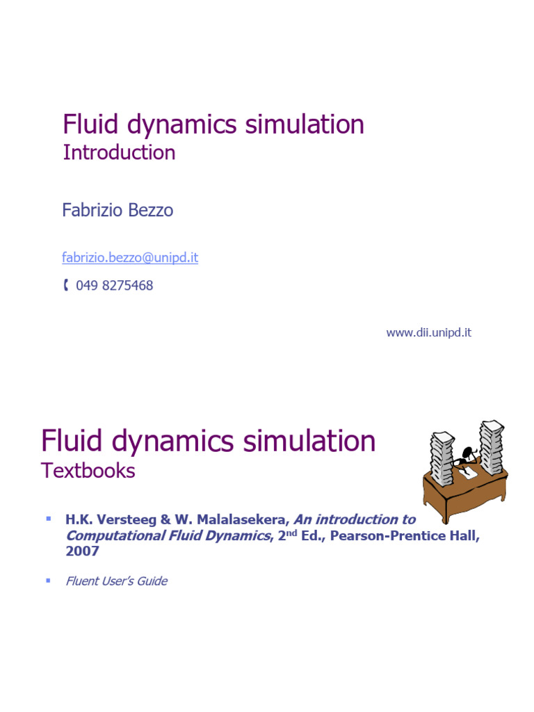Introduction to Computational Fluid Dynamics | PDF | Fluid Dynamics ...