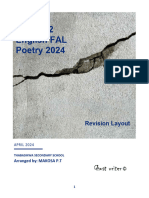 Grade 12 English FAL poetry study 2024
