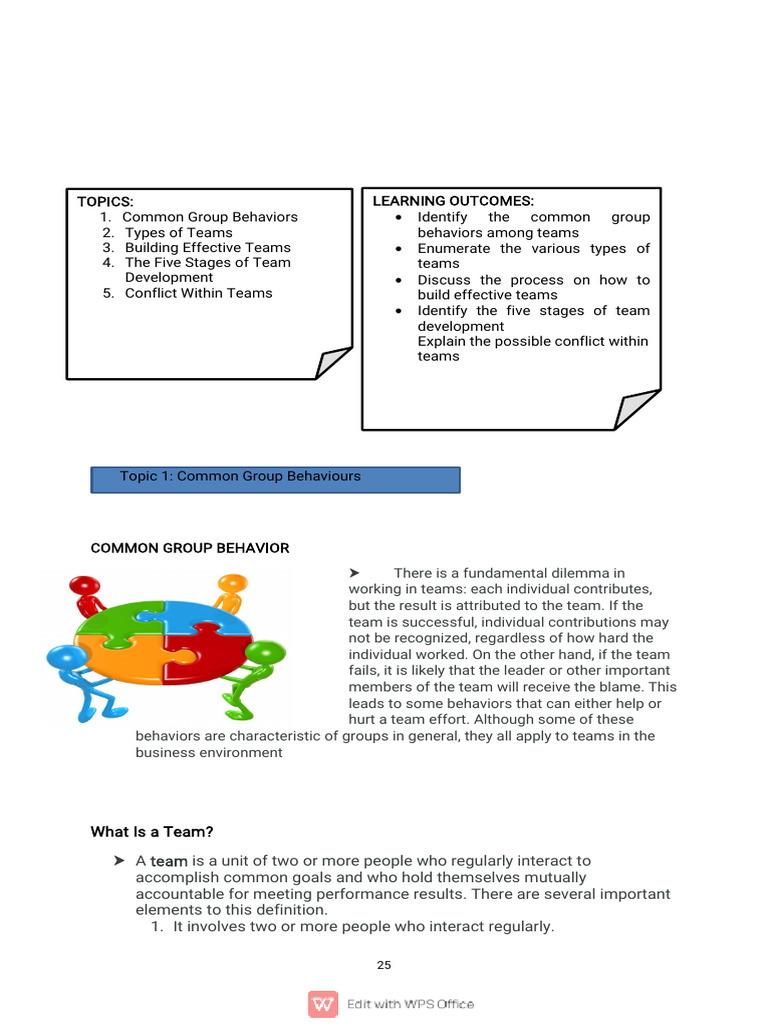 POM - Lesson 8 | PDF | Leadership | Group Cohesiveness