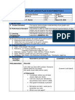 Detailed Lesson Plan in Mathematics 6