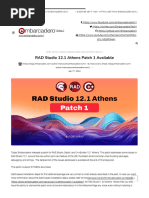 Delphi - RAD Studio 12.1 Athens Patch 1 Available