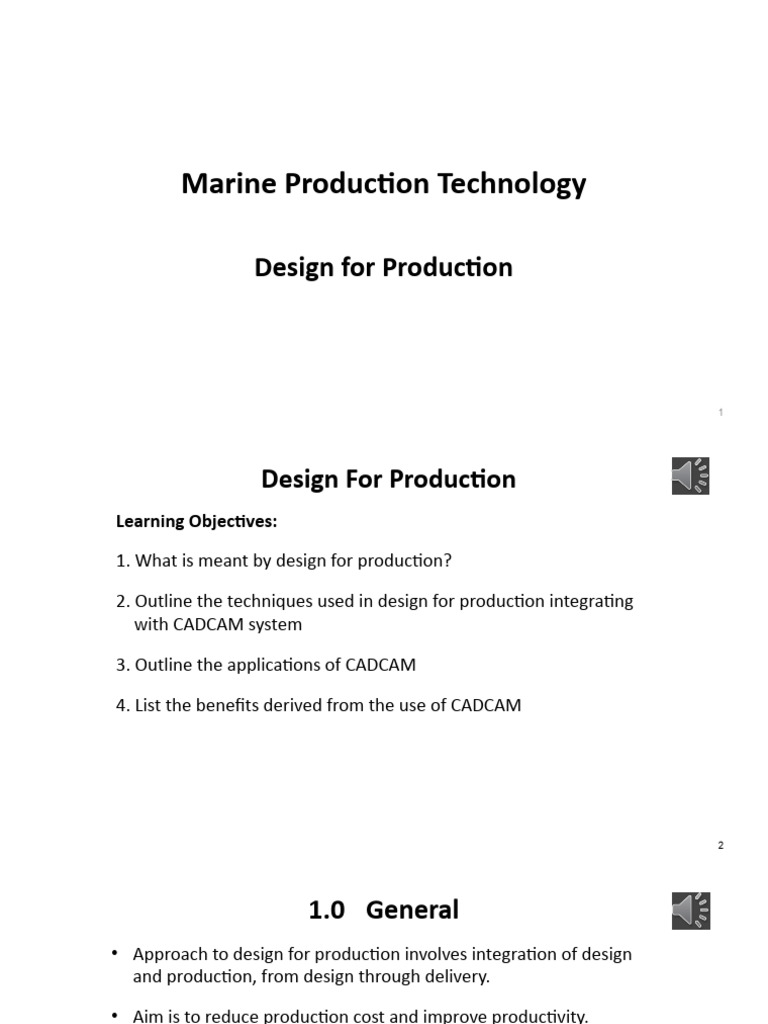 Design For Production | PDF | Standardization | Hull (Watercraft)