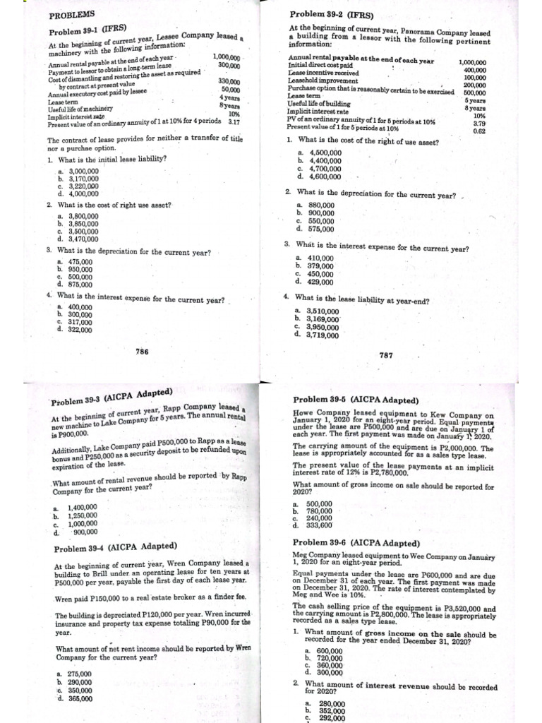 Cfas Chap 39 MC | PDF