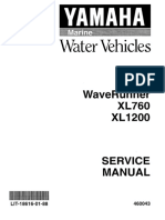 Yamaha XL760 & XL1200 WaveRunner Service Manual