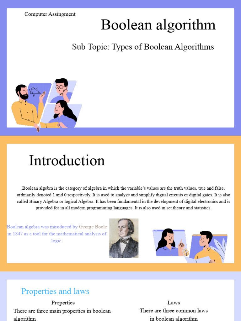 Boolean Algorithm | Download Free PDF | Boolean Algebra | Teaching ...