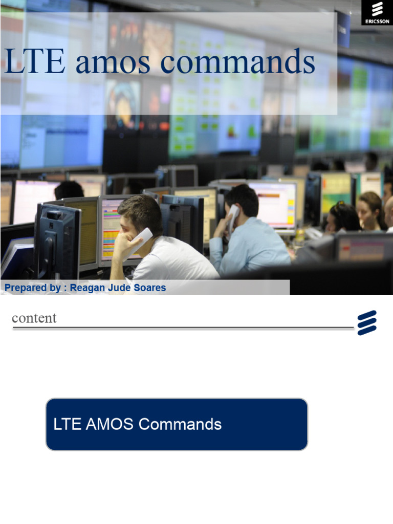 LTE AMOS Commands Overview | PDF | Computer Engineering ...
