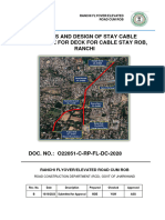 Analysis and Design of Stay Cable Anchorage For Deck For Cable Stay Rob, Ranchi