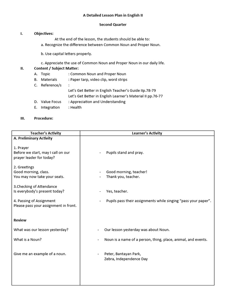 COMMON NOUN EXAMPLES CLASS 3 intelligence overview