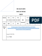 5A Online Timetable