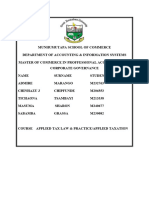 Group Tax Assignment