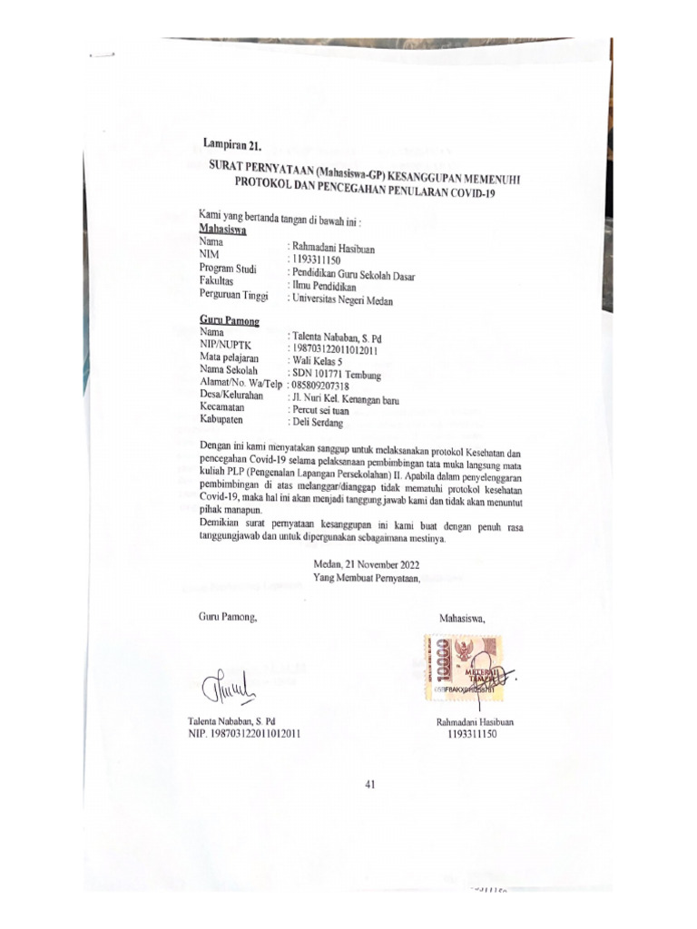 Berkas PLP | PDF