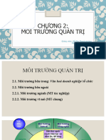 Chương 2 Môi Trường Quản Trị