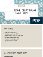 Chương 4 Chức năng hoạch định 