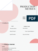 Production Metrix Assessment