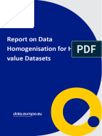 Report On Data Homogenisation For High-Value Datasets - ENG