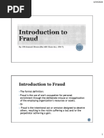 1 Introduction To Fraud