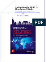 Read online textbook International Relations For Upsc 1St Edition Pavneet Singh ebook all chapter pdf 