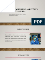 Evaluación Pre Anestésica de La Vía Aérea