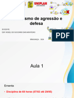 Mecanismo de Agressão e Defesa 4 - Profa Roseli Monteiro