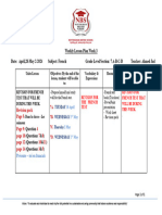 Weekly Lesson Plan Week 3 - Y.7