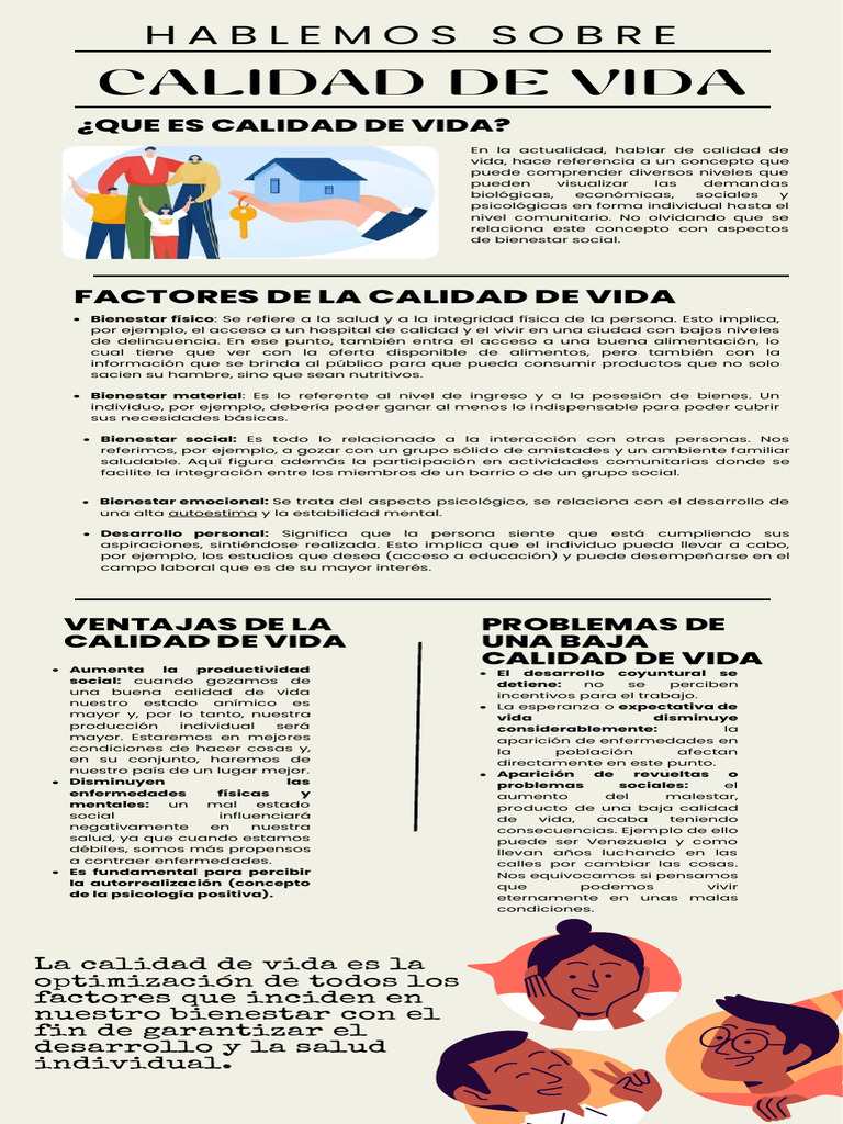 Calidad de Vida y Bienestar Social | PDF | Calidad de vida | Bienestar