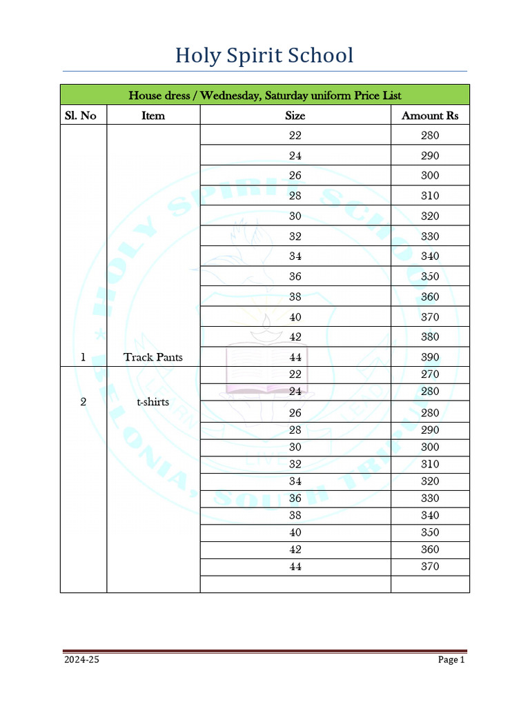 house-dress-price-list-pdf