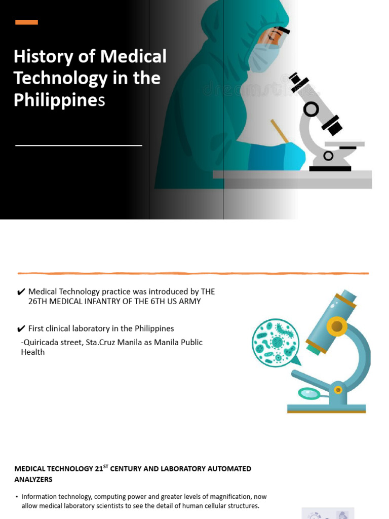 History of Medical Technology in the Philippines | PDF | Primary Sources