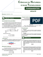 02 - Aula 2 - Cinematica - M.U - Pdf-Questions