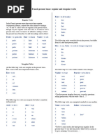 French Present Tense Part 1