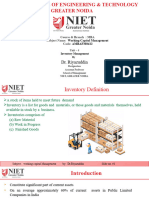 unit -4 (wc) Inventory management