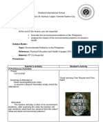 detailed lesson plan in health 9(environmental problems in the philippines)