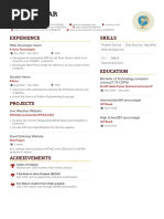 Vipin Kumar's Resume