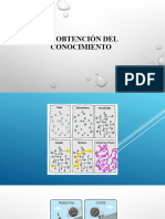 3.1 LA OBTENCIÓN DEL CONOCIMIENTO
