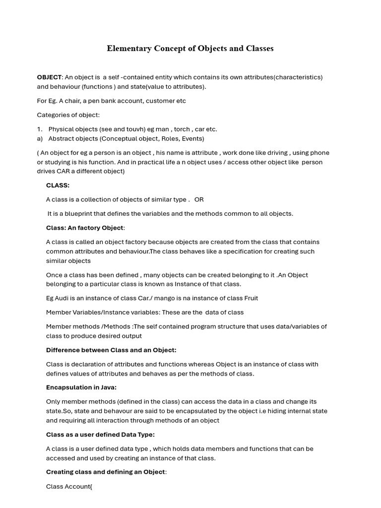 Class9chp225042024114456 0 | PDF | Class (Computer Programming ...