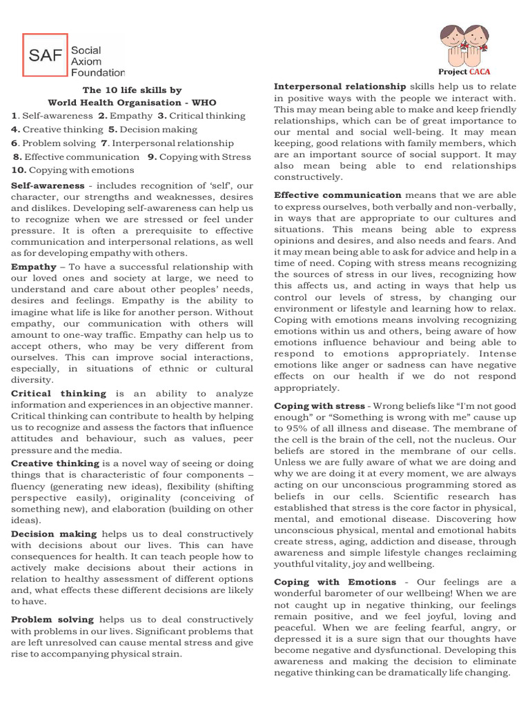 10-life-skills-by-the-who-pdf-empathy-emotions